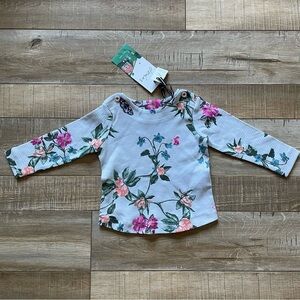 NWT Joules baby girl long sleeve shirt, size 3-6 months